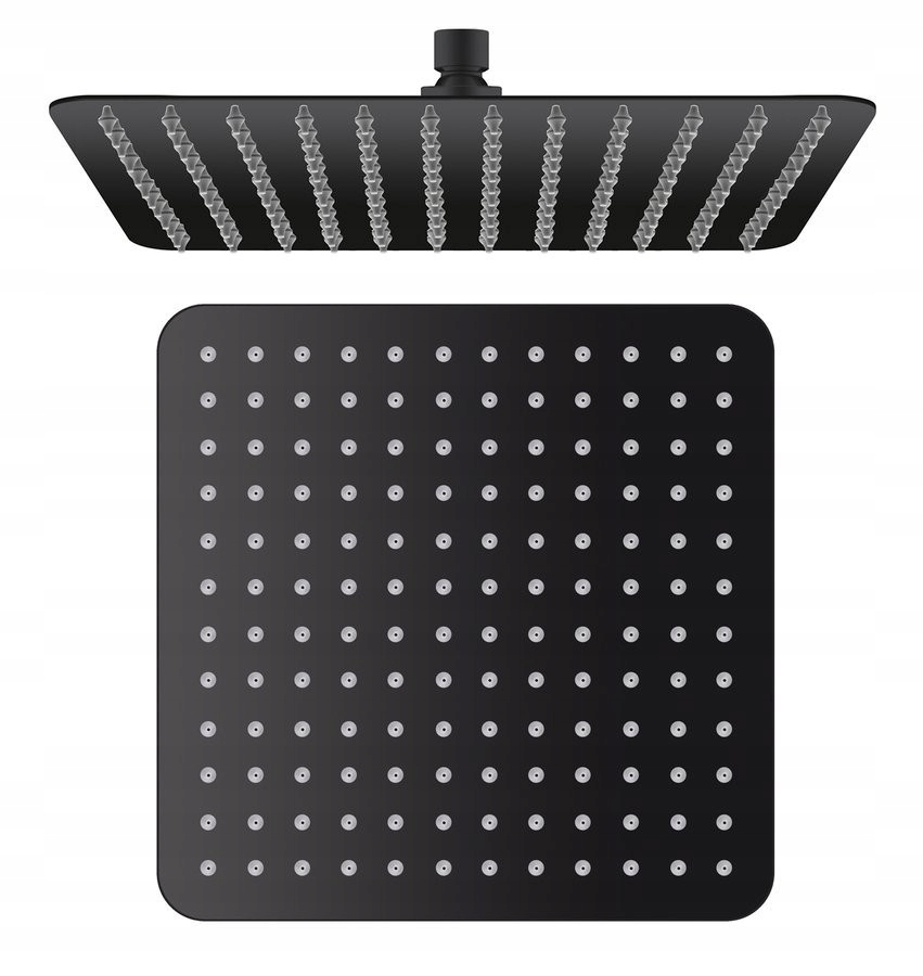 Slim hlavová sprcha, 300x300, čierna mat (SL101) /sm/