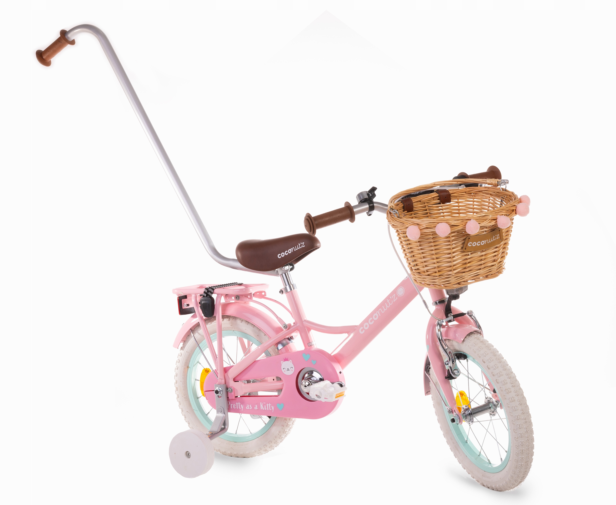 Dziewczęcy Rower dziecięcy Coconut'z 14" Kitty Różowy Rower dla dziewczynki