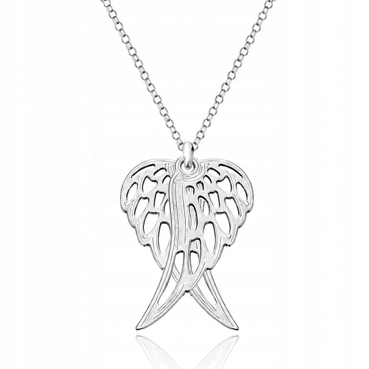 Stříbrný náhrdelník Andělská křídla Symbol svobody Stříbro ryzost 925
