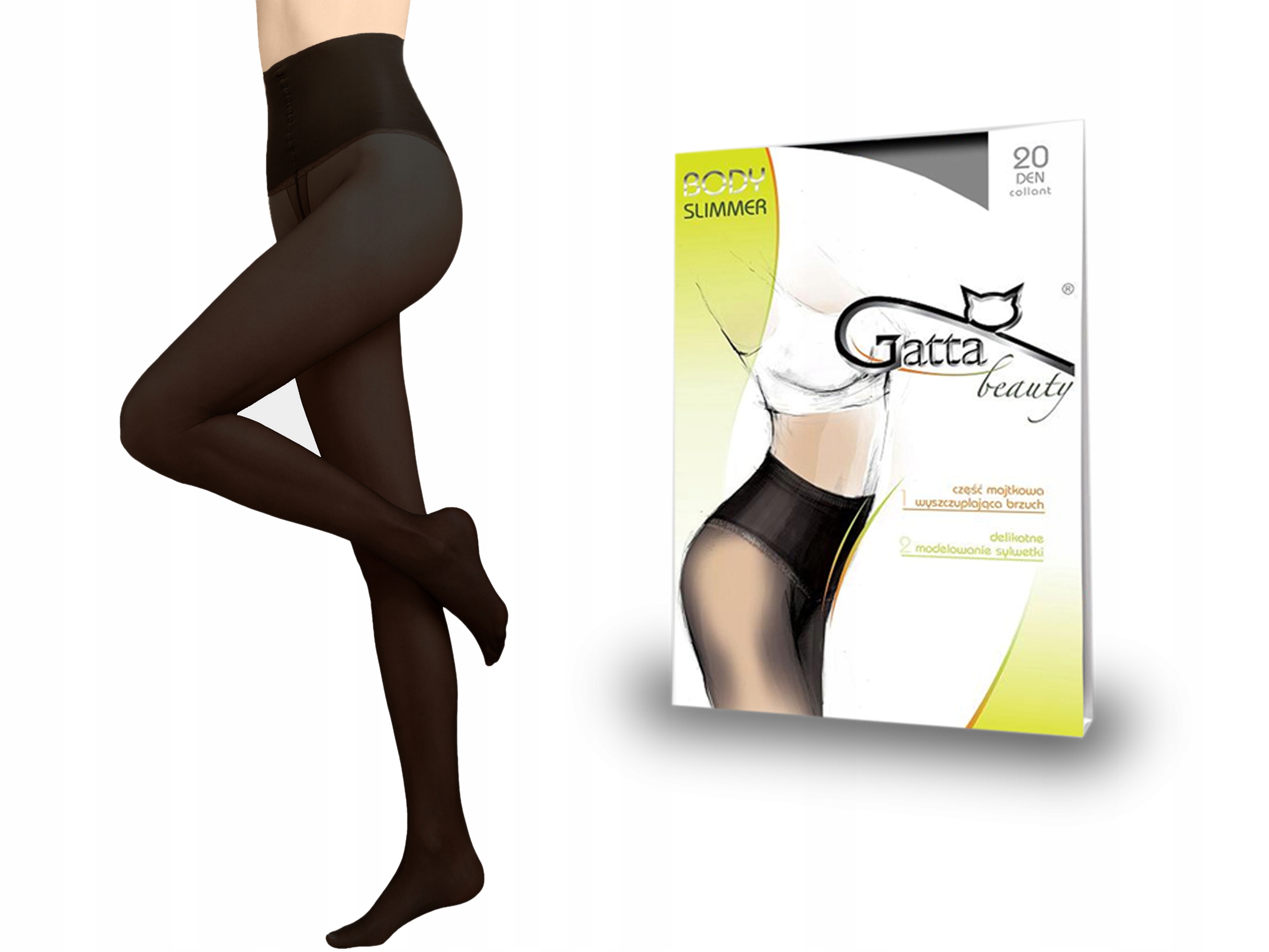 

Rajstopy wyszczuplające Gatta Slimmer, nero, 4-L