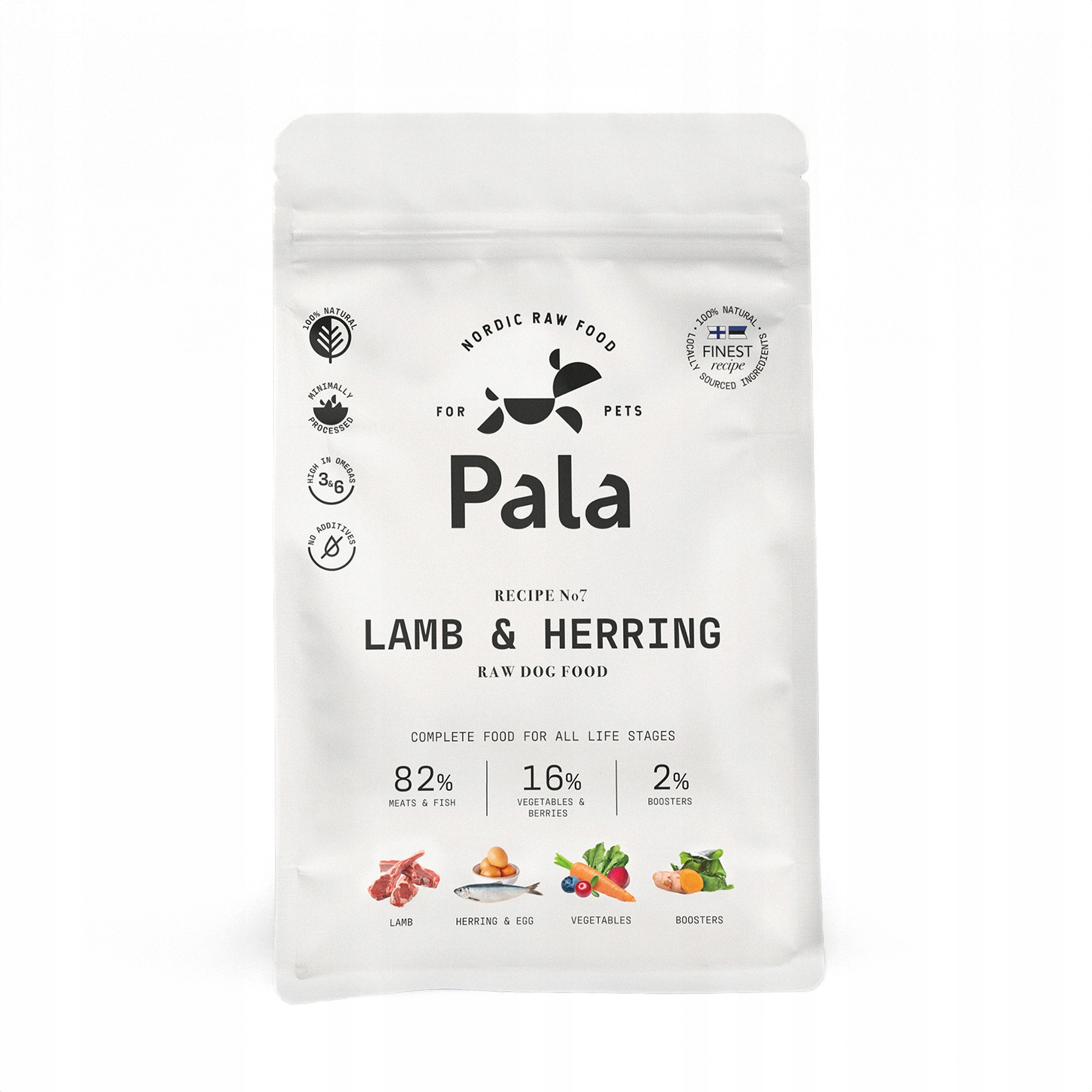 Pala Dog 7 Jagnięcina, śledź atlantycki 1kg