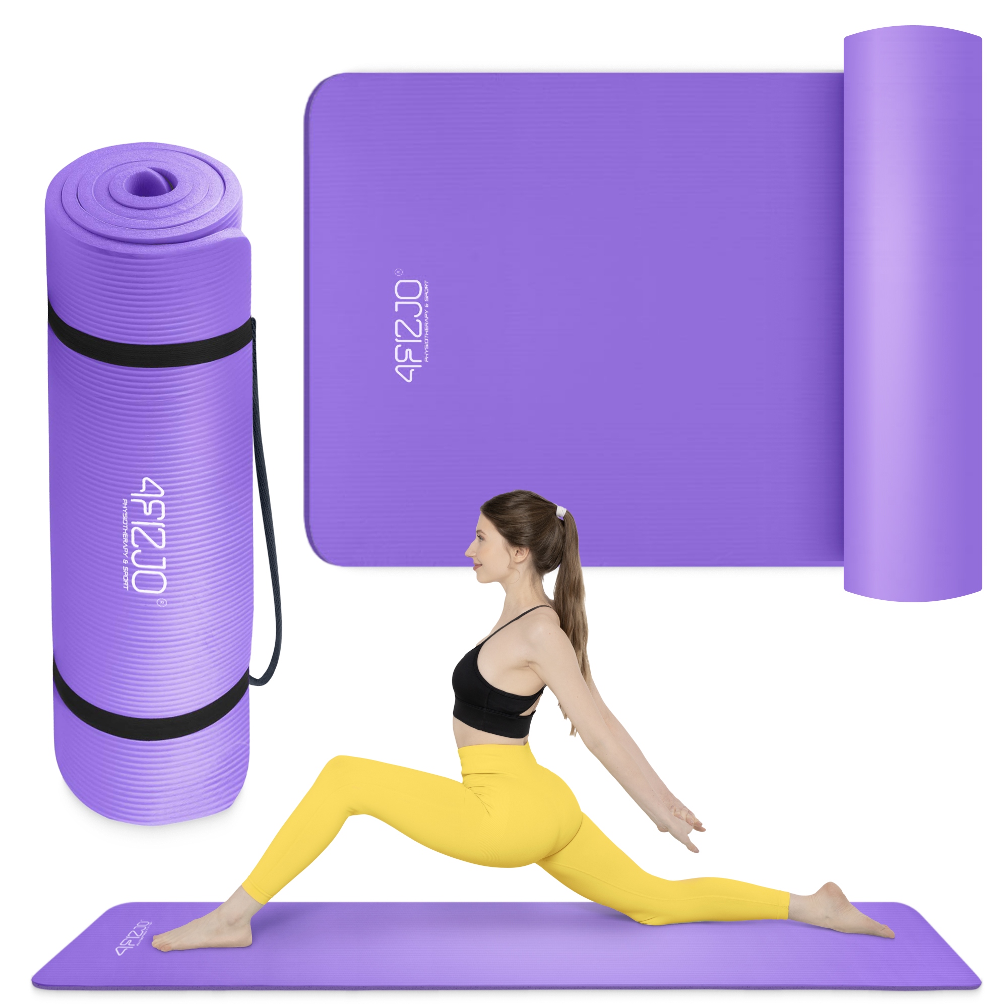 CVIČEBNÁ PODLOŽKA NA JOGU GYMNASTICKÁ FITNESS KARIMATKA HRUBÁ 1,5 CM