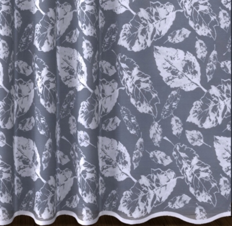 Mg Záclona Listy 629/60 B 350x160 got s páskou M