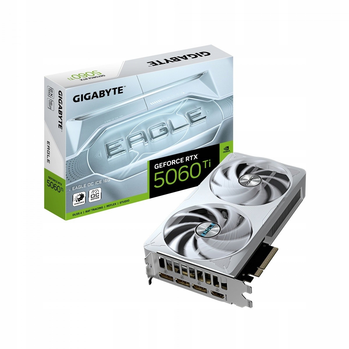 Grafická karta GeForce Rtx 5060 Ti Eagle Oc IC E 16G 128BIT GDDR7 HDMI/3DP