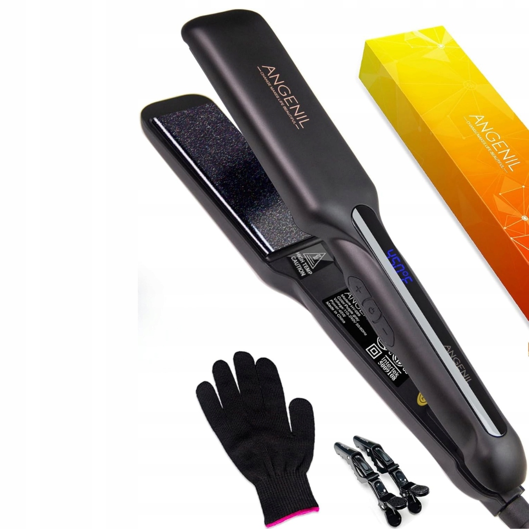 Lokówka Prostownica do włosów ceramiczna 2w1 z technologią jonową