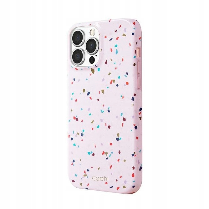 Etui do iPhone 13 Pro 13 6,1" Uniq Coehl Terrazzo różowe
