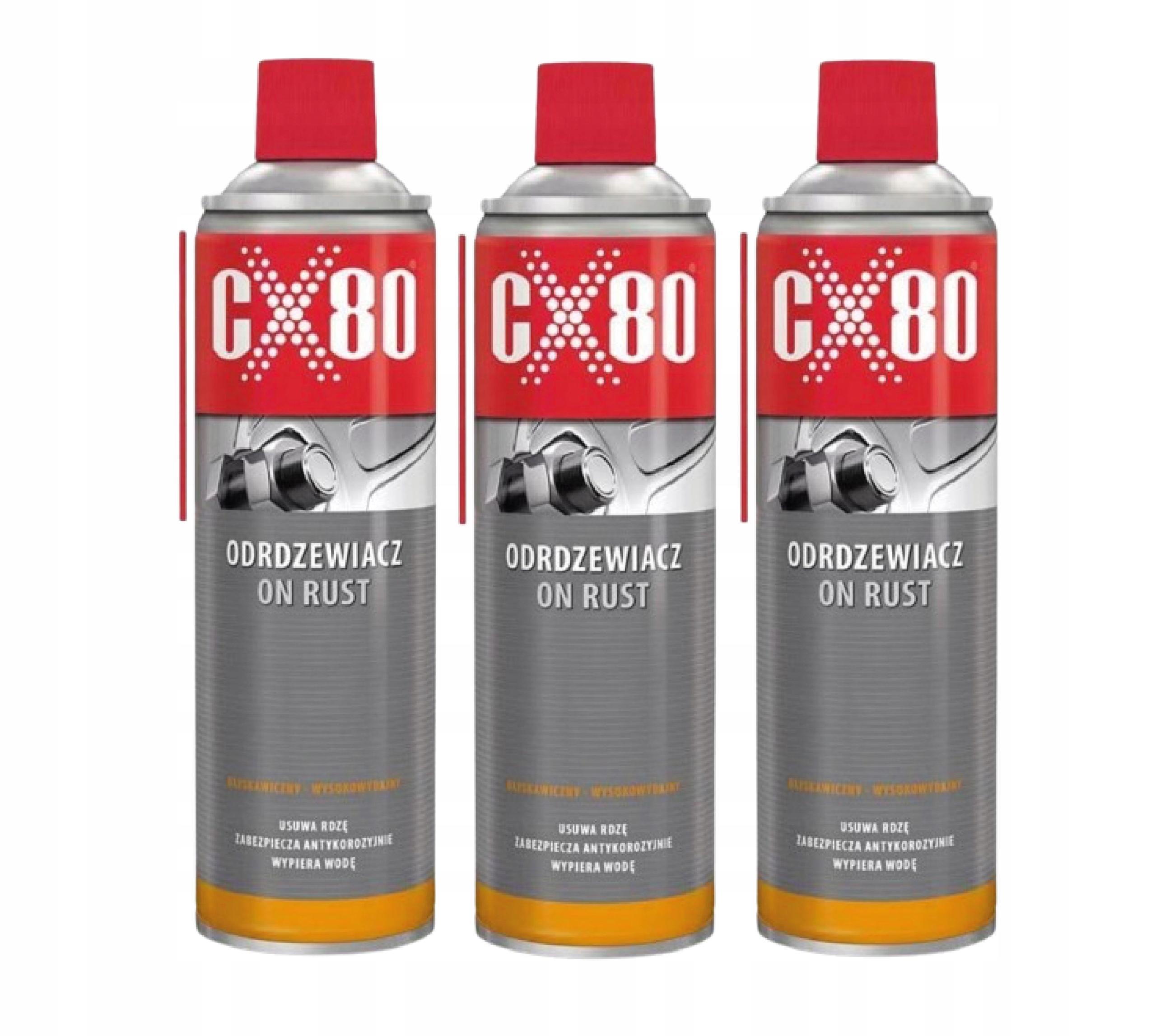 CX80 On Rust Odrdzewiacz z aplikatorem w sprayu usuwa rdzę penetrator 500ml