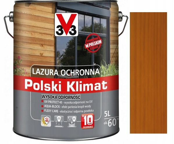 

Lazura V33 Polski Klimat 10LAT Sosna Skandynaw. 5L