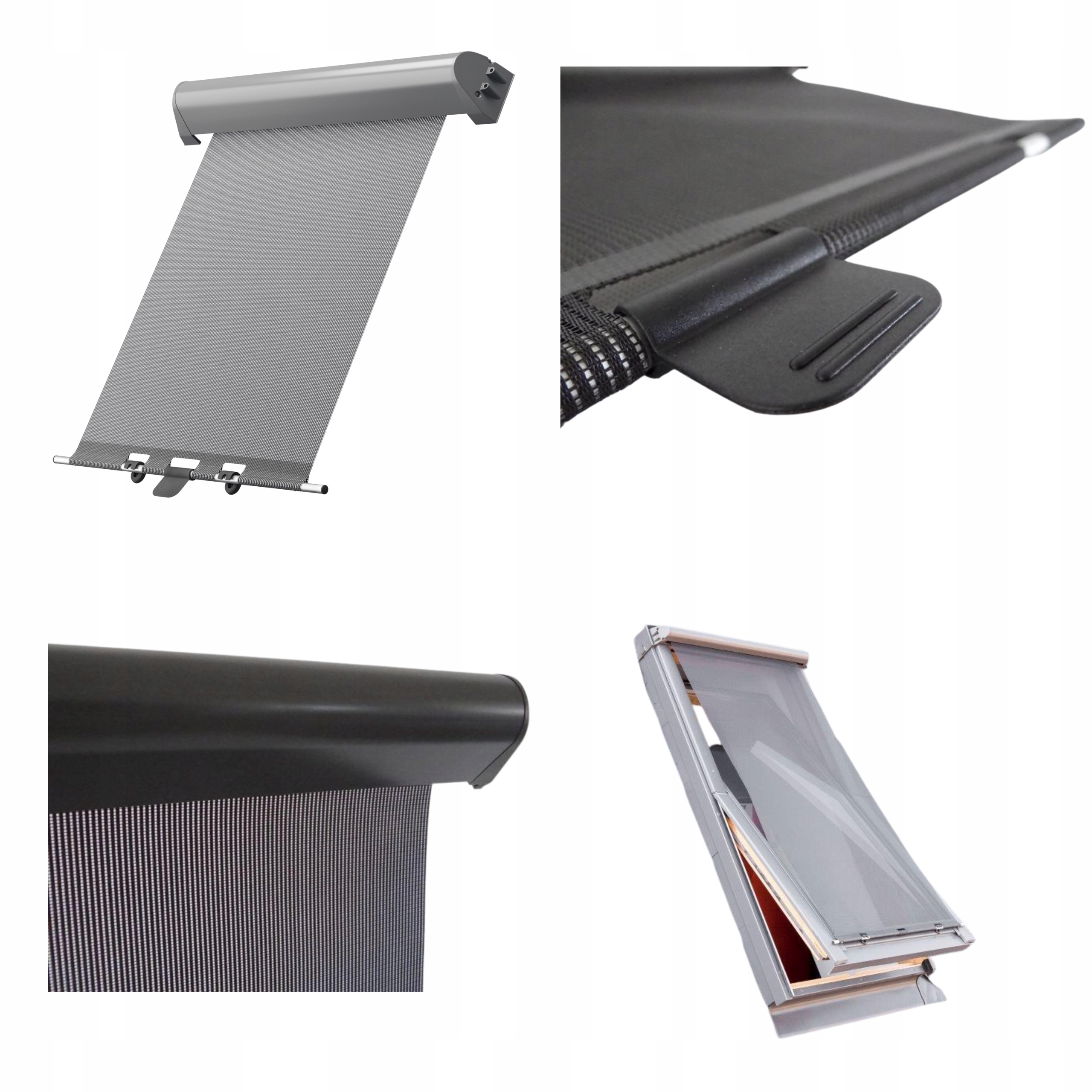 Originálna čierna markíza Dakstra Dakea RoofLite+ F4A 66x98 F6A 66x118