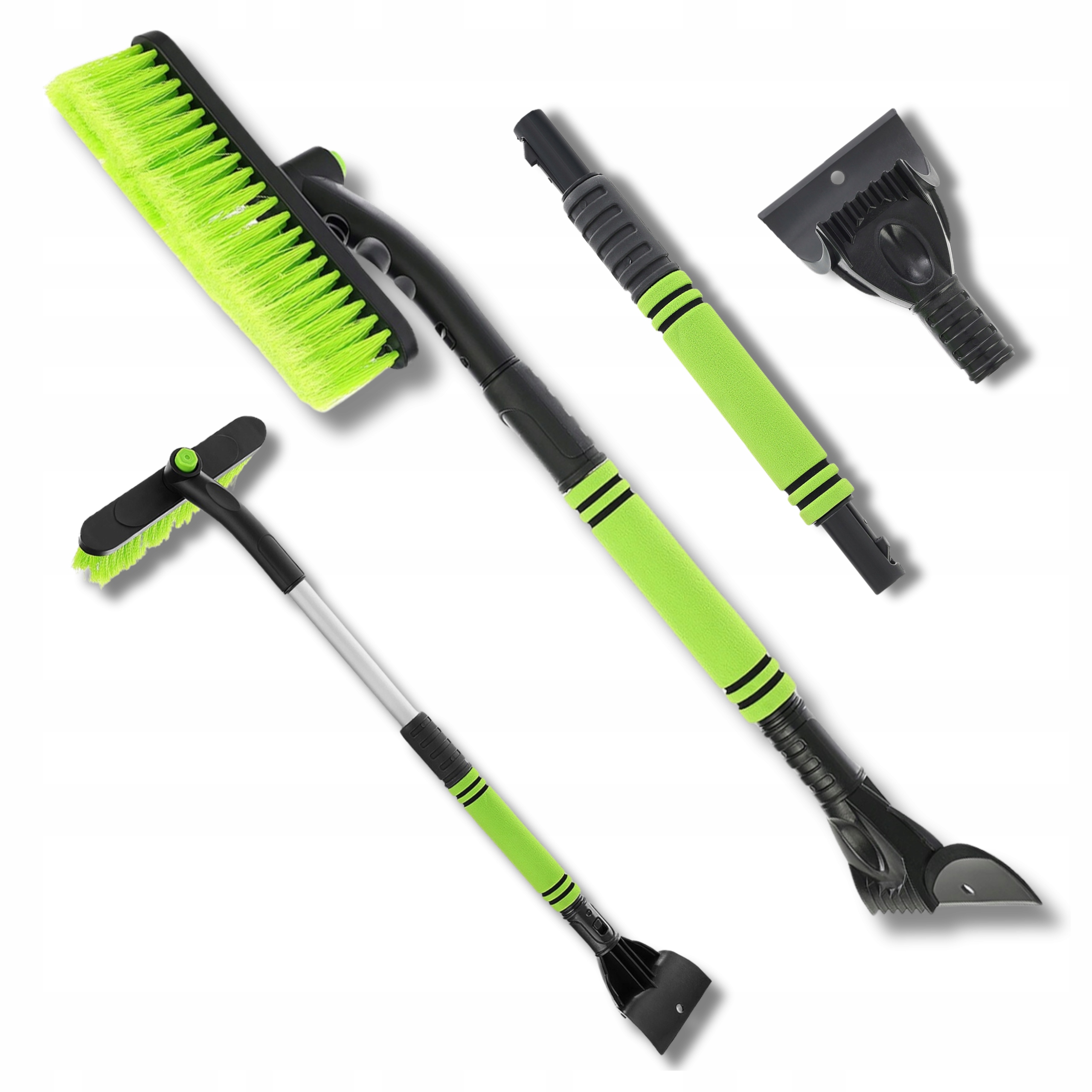 Szczotka do śniegu ze skrobaczką 2w1 Snow Brush Teleskopowa Duża Wytrzymała