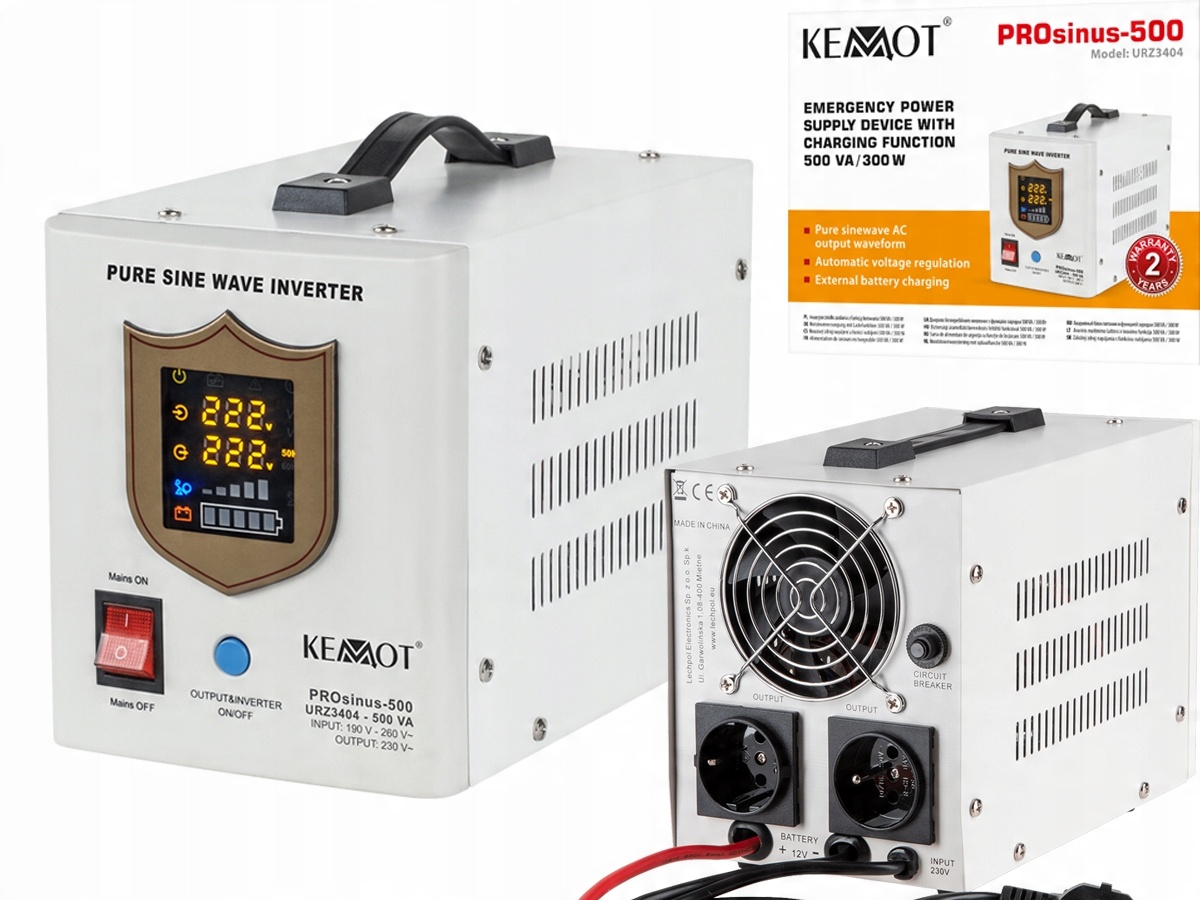 

Zasilacz Awaryjny Ups Przetwornica Pieca 500 230V