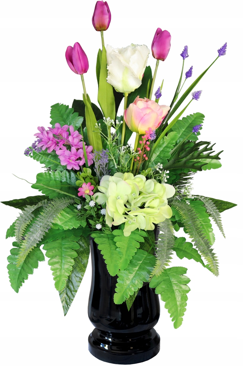 Tulipany MAX Stroik + Bukiet - Lila/Róż Marka inna