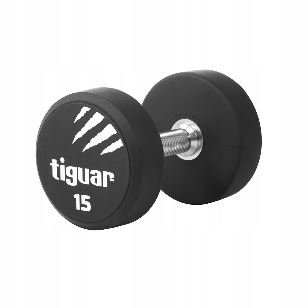Tiguar tréninkové činky pro závaží pro silové cvičení 15 kg, černá