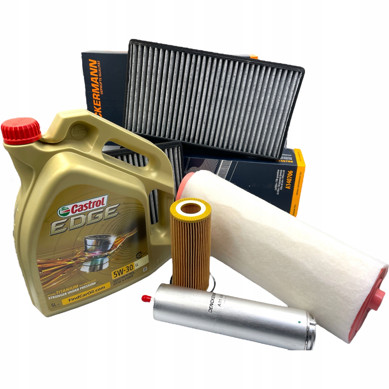 FILTRY + OLEJ 5W30 BMW 5 E60 E61 520d 150KM 163KM