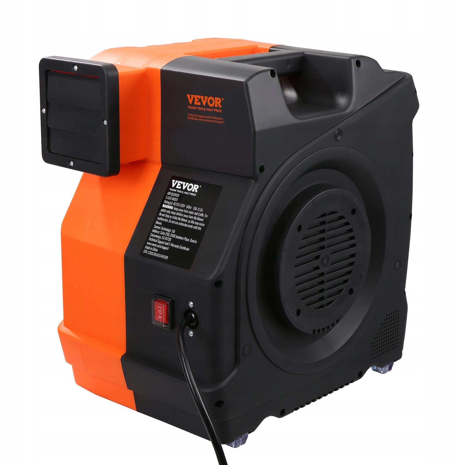 Fúkač vzduchu pre nafukovacie zámky 1100 W 770 m³/h, profesionálny