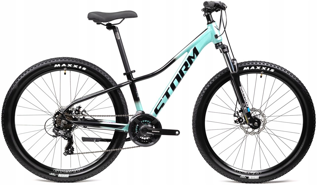 Rower Górski Mtb Storm Shark 1.0 Lady 2D 27,5 rama 15 turkusowy 2025