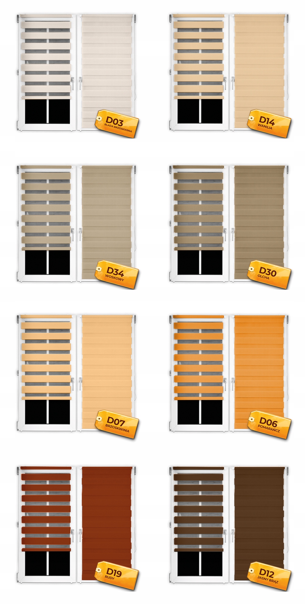 Roleta Dzień i Noc Mini Rolety 52x150cm LUX Kod producenta 1000000