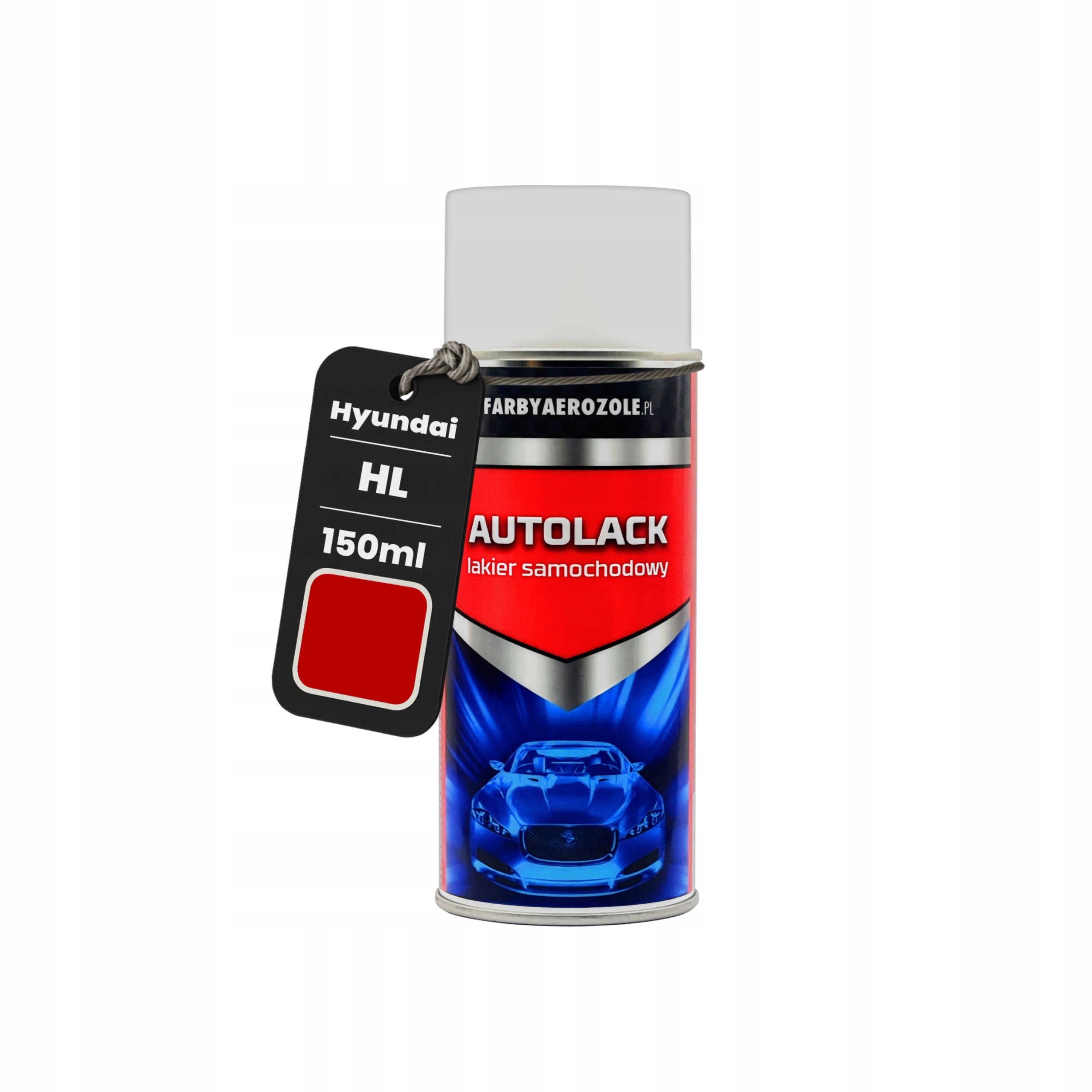 Gotowy Spray 150 ML Lakier Hyundai Hl Red Czerwony Hiphop Red