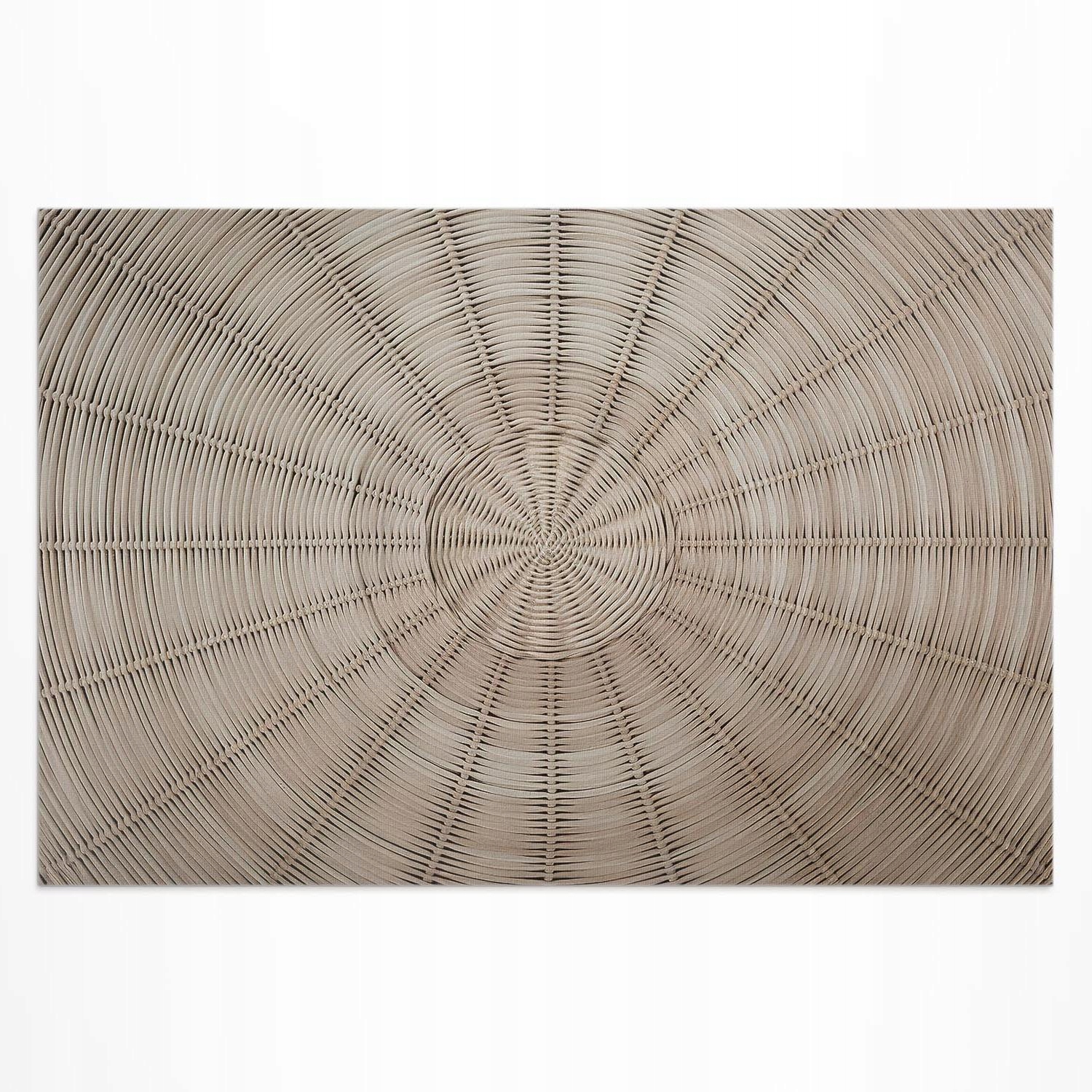Vonkajší vinylový koberec Balkon Terasa Patio Prútená pletenina 180 x 120 cm