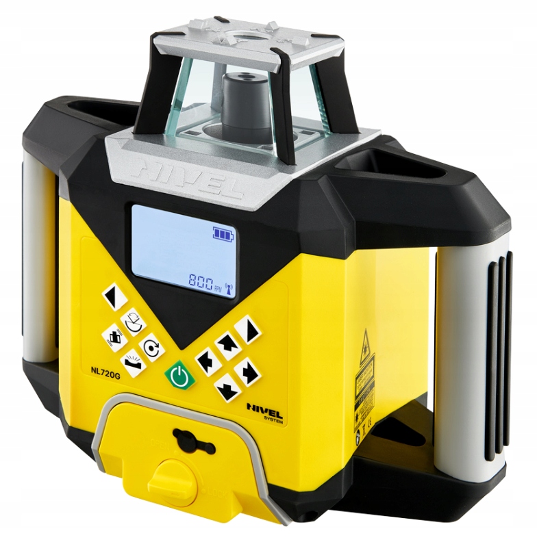 NIVEL SYSTEM LASER OBROTOWY 700m NL720GD AKCESORIA Stopień ochrony IP65