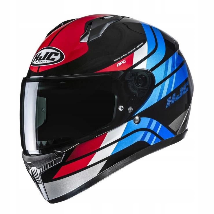 Motocyklová prilba Hjc C10 Hiper Black/red čierna červená Darčeky