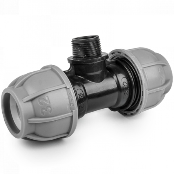 

Trójnik do rur Pe węża 32mm/GZ1'/32mm złączka 7117