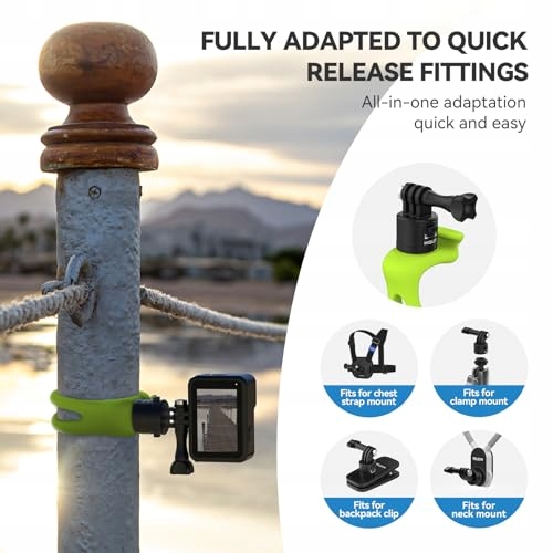 TELESIN S2 Quick Release Mount for Bike/Motorcycle Hero Insta360 DJI — miniatura 3