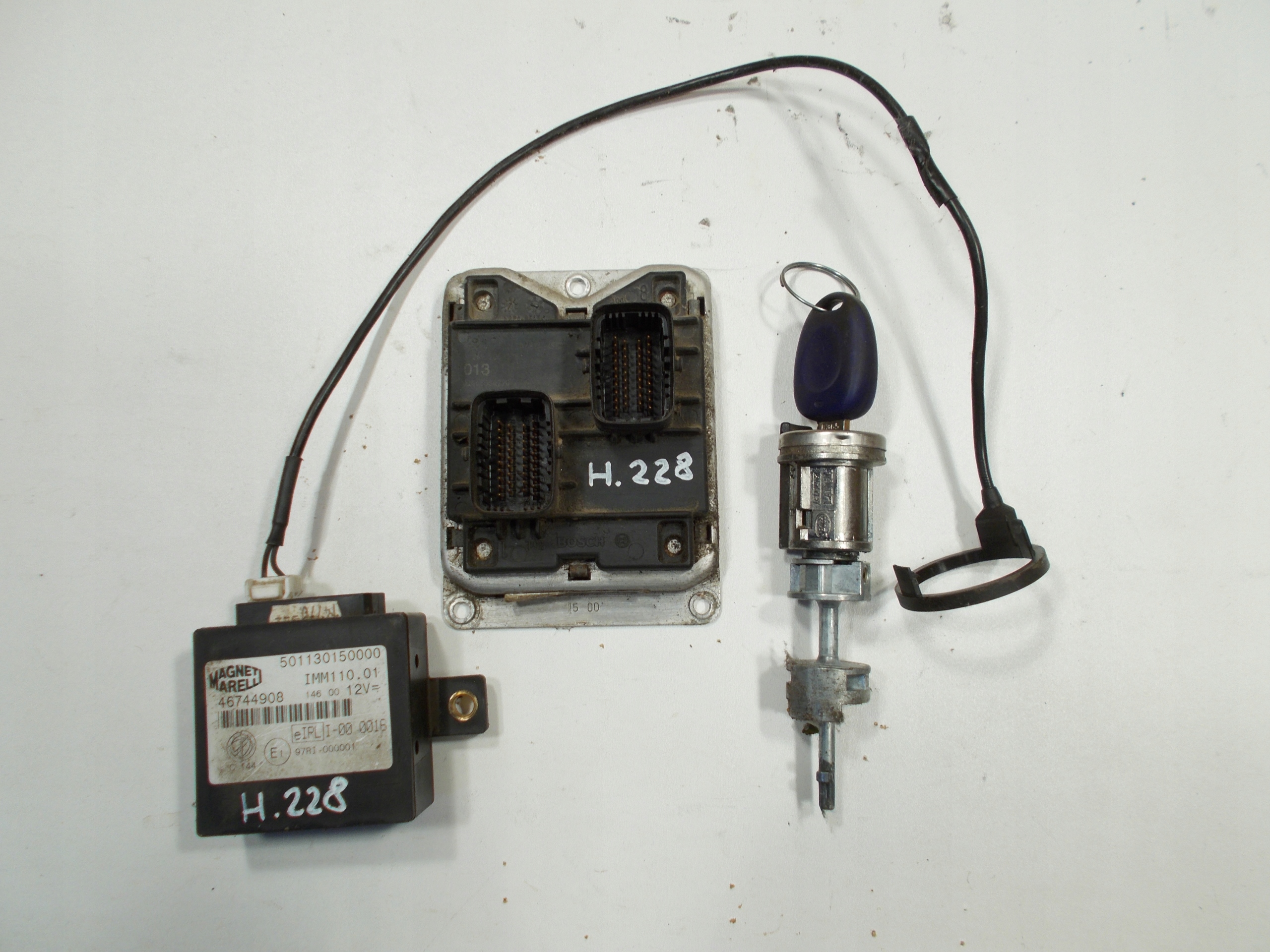 computer Montaggio IMMO Accensione FIAT BRAVO e 1.2 16v 0261206276