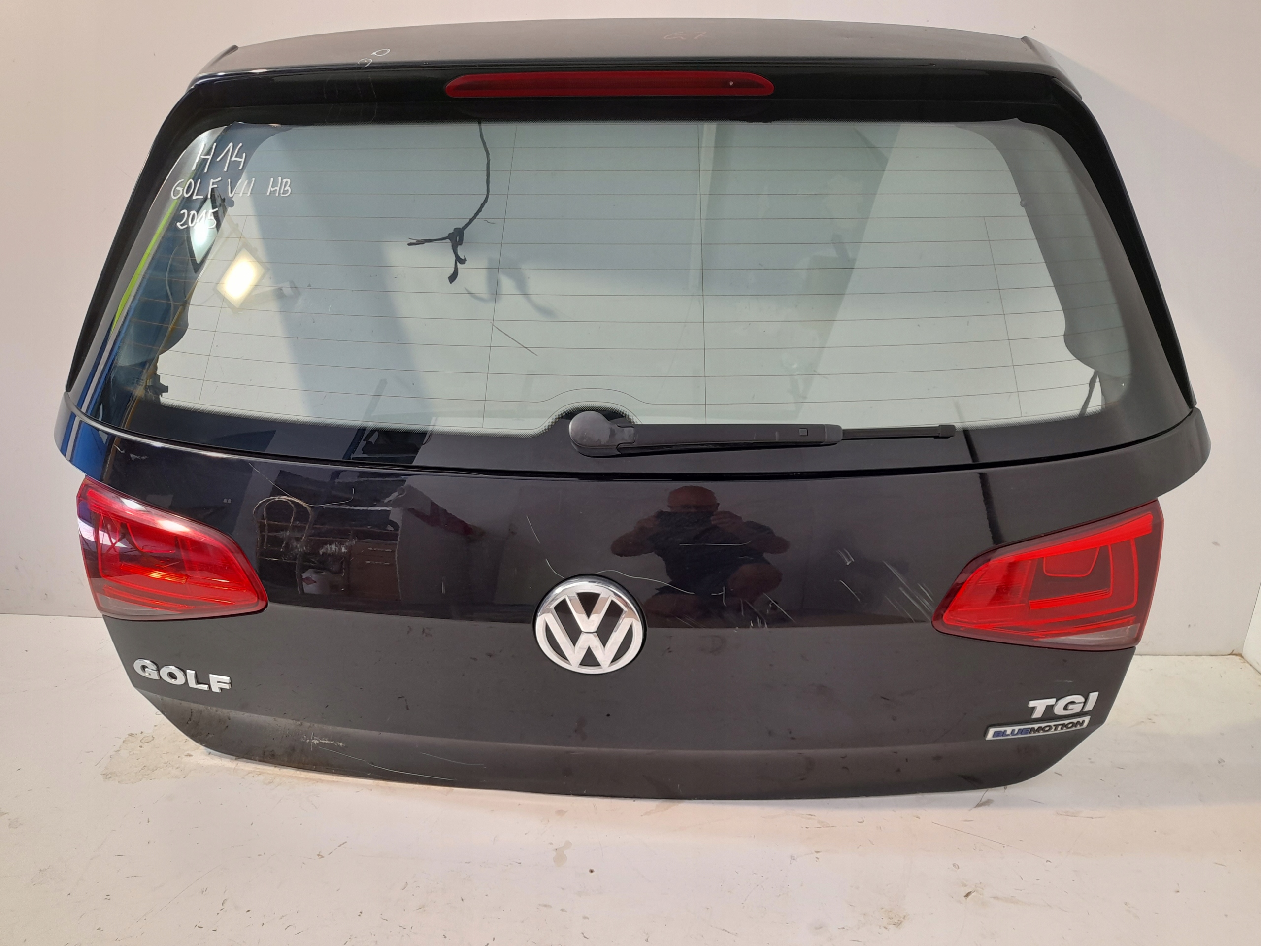 VW VOLKSWAGEN GOLF VII HATCHBACK 2015 rear trunk door (H14)