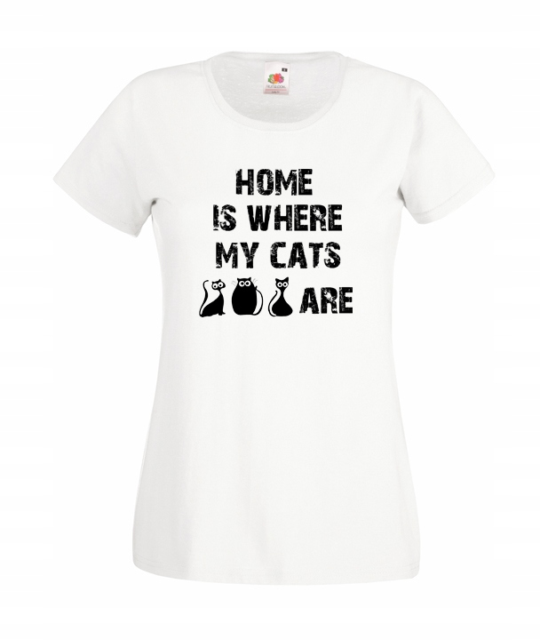 

XXL Koszulka Damska Kot Koty Cats Catholic Kociak