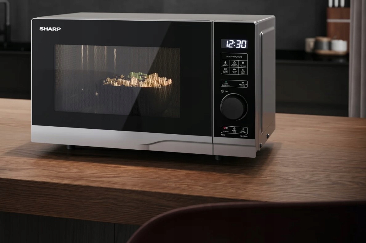Kuchenka mikrofalowa Sharp YC-PS204AE-S 700 W Pojemność 20 litrów Marka Sharp