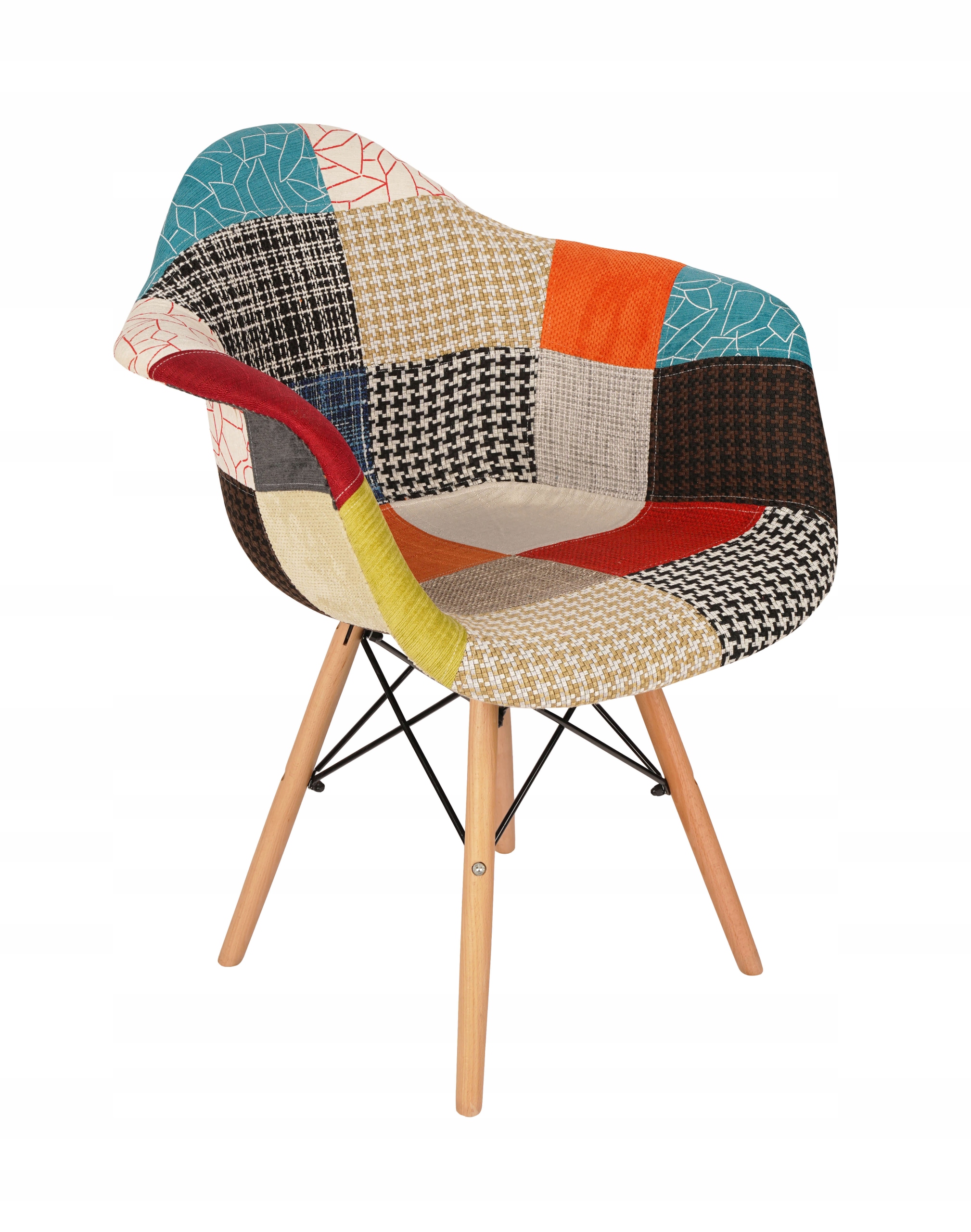 

Krzesło Z Podłokietnikami Patchwork Tapicer Tokio