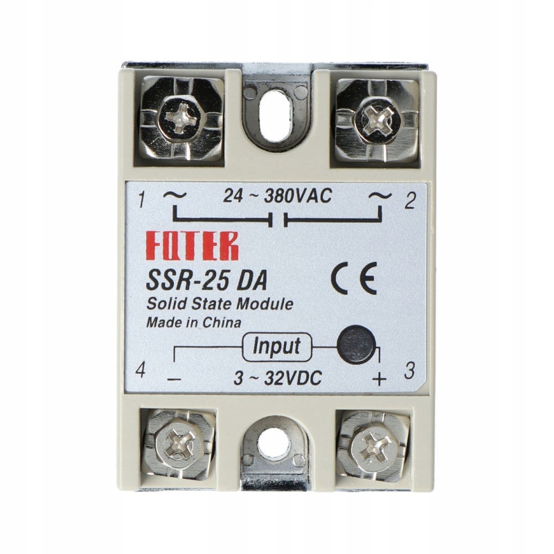 

Moduł przekaźnika SSR-25DA 25A/380V