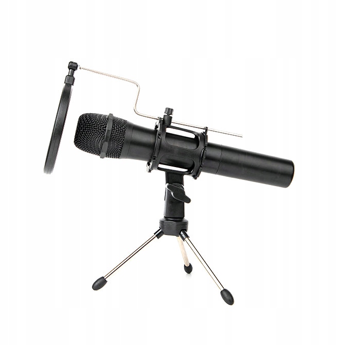 Stołowy do mikrofonu z POP filtrem i ANTISHOCK Rodzaj statyw biurkowy prosty