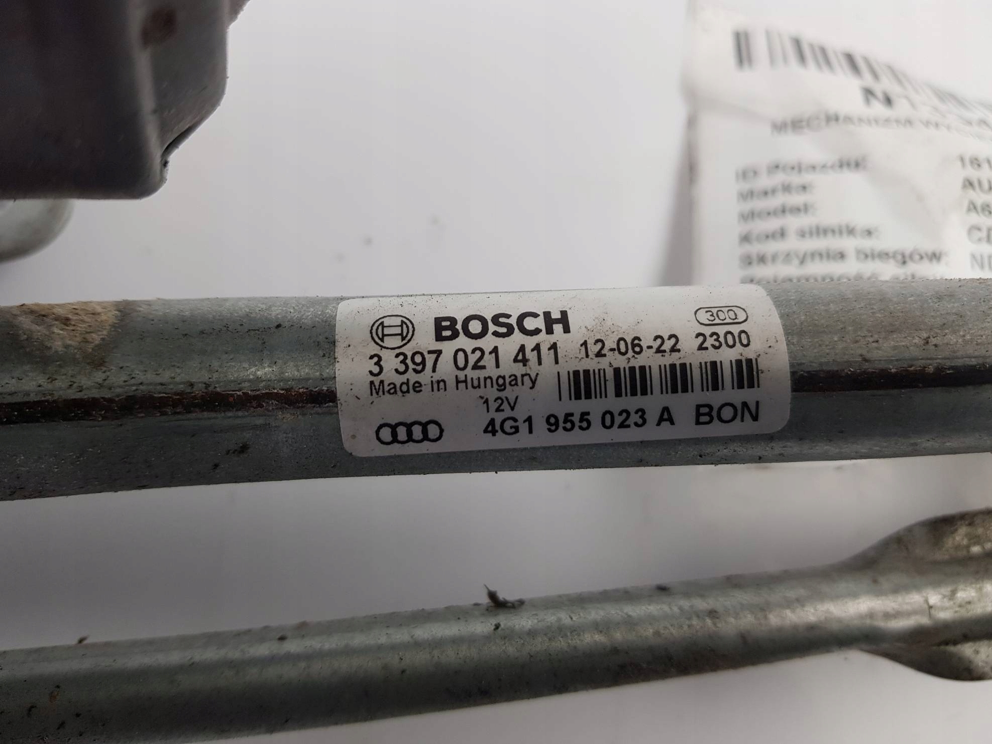 wiper mechanism front EU 4G1955119 AUDI A6 C7