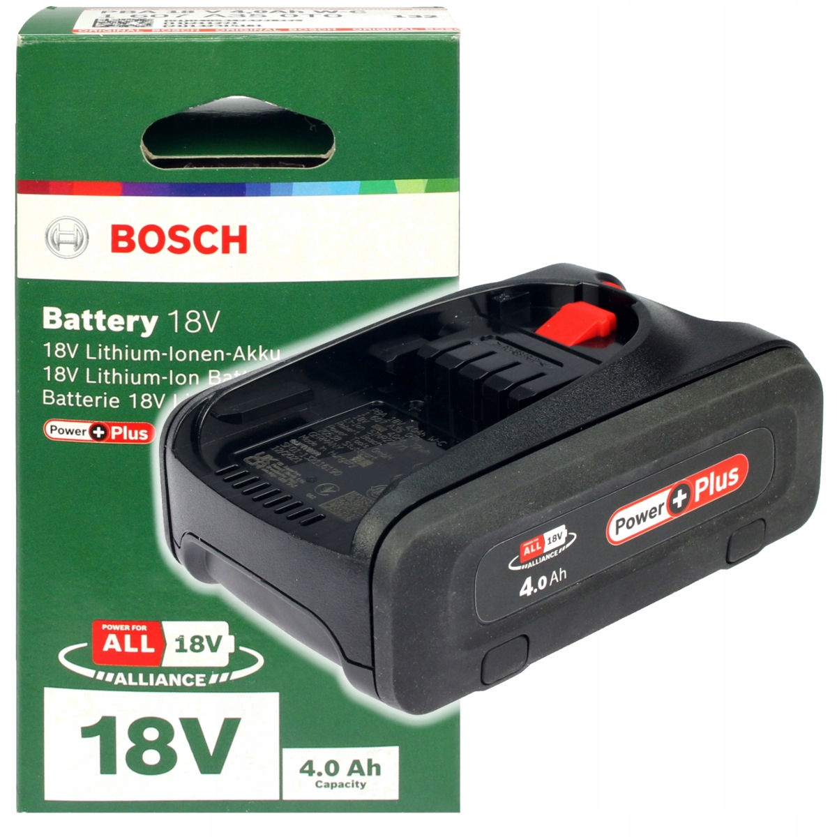 Фото - Акумулятор для інструменту Powerplus Akumulator  Pba 18V 4,0Ah Li-Ion Bosch 