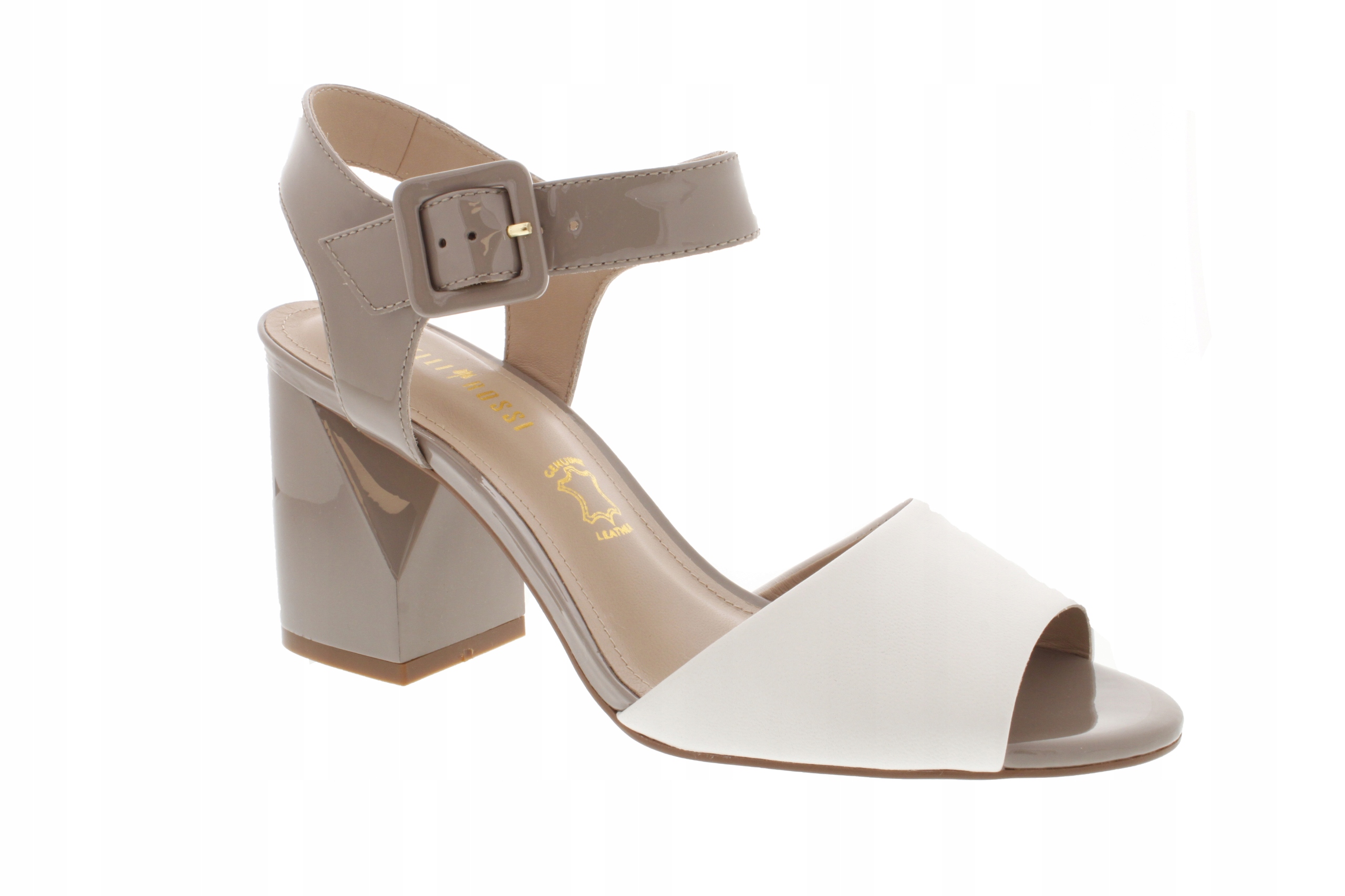 BEŻOWE SANDAŁKI CAPELLI ROSSI BRAZYLIA skóra R.37