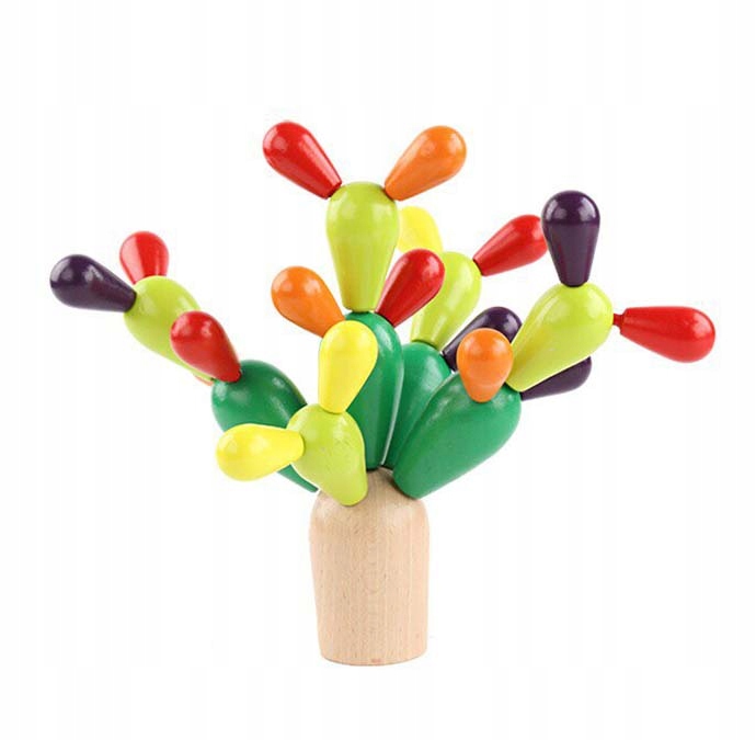 

Ohye układanka edukacyjna klocki kaktus Montessori