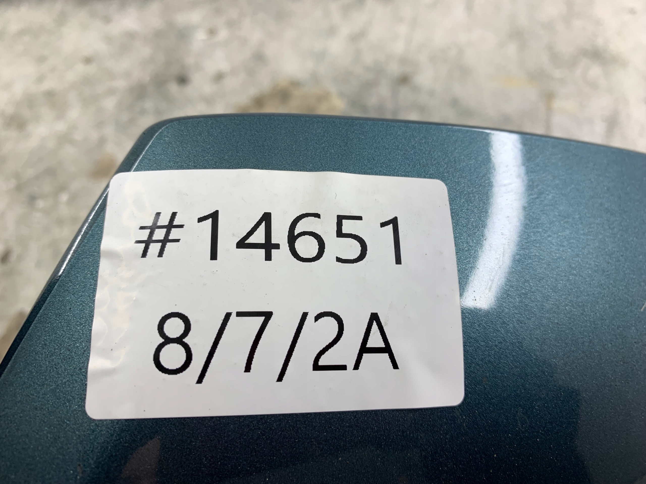 NISSAN PRIMERA P12 mirror left 5 PIN blue