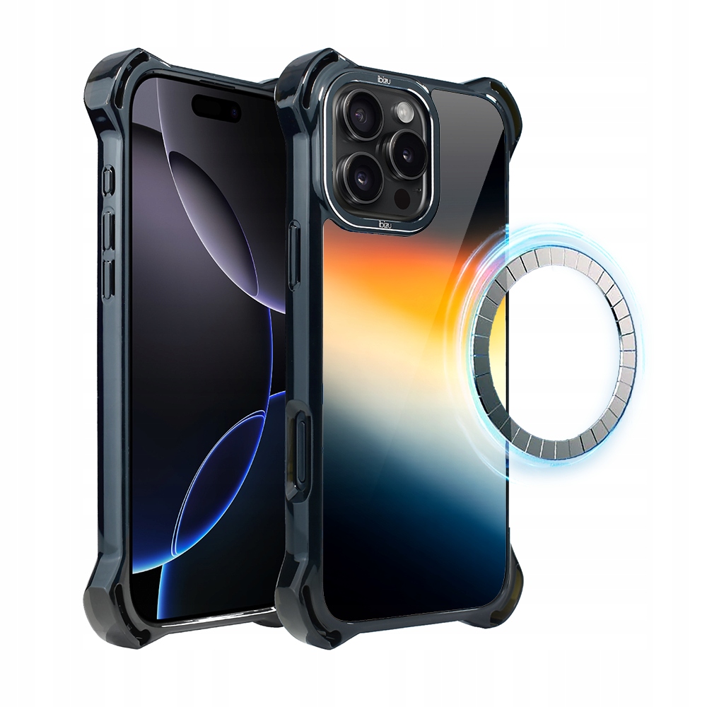 Pouzdro iPhone 16 Pro Max Ibizu DropGuard Ultra s MagSafe, Aurora