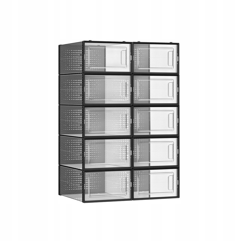 Krabice na boty 12 ks Modulární Skříňka do velikosti 44 organizér