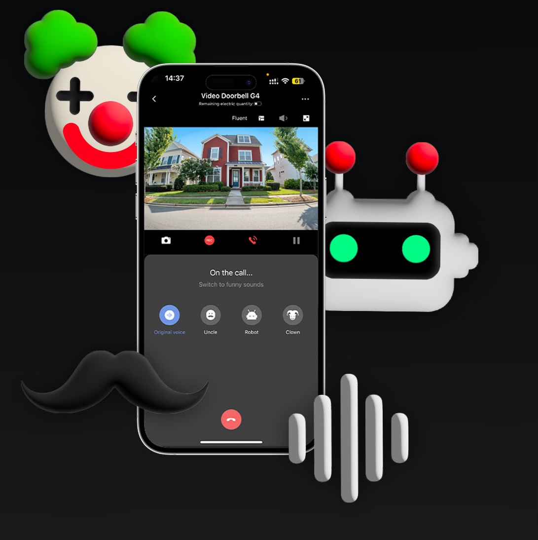 Aqara - Video dzwonek do drzwi Liczba kanałów łączności 1