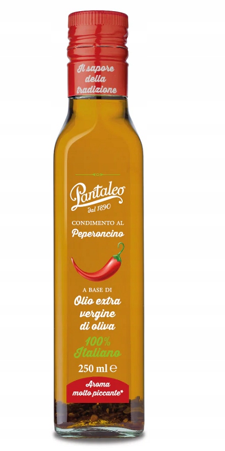 2x Olej z peperoni Olio Evo Peperoncino 250 ml Pantaleo