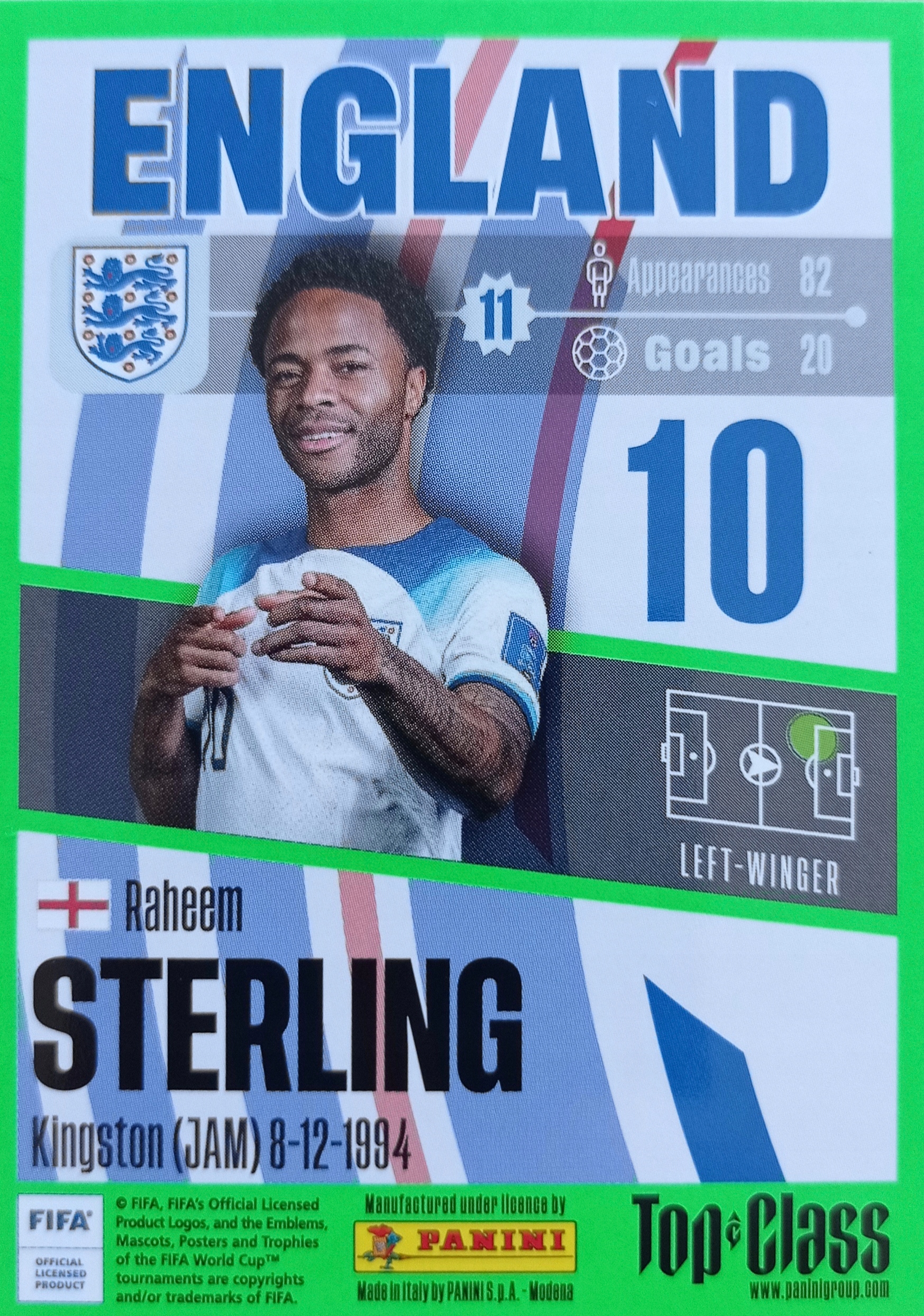 Panini Top Class 2023 Raheem Sterling 105