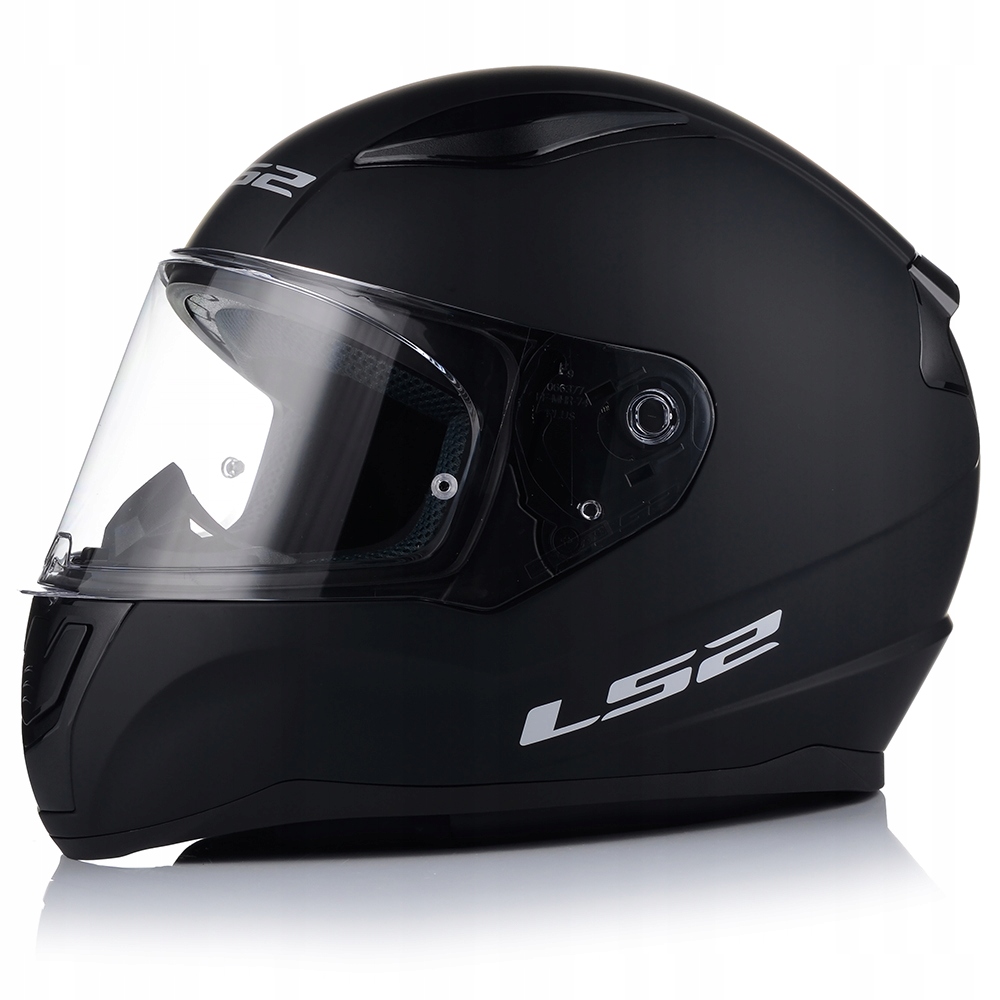 Motocyklová prilba LS2 Rapid Black System Pinlock Solid Black Mat Veľkosť M