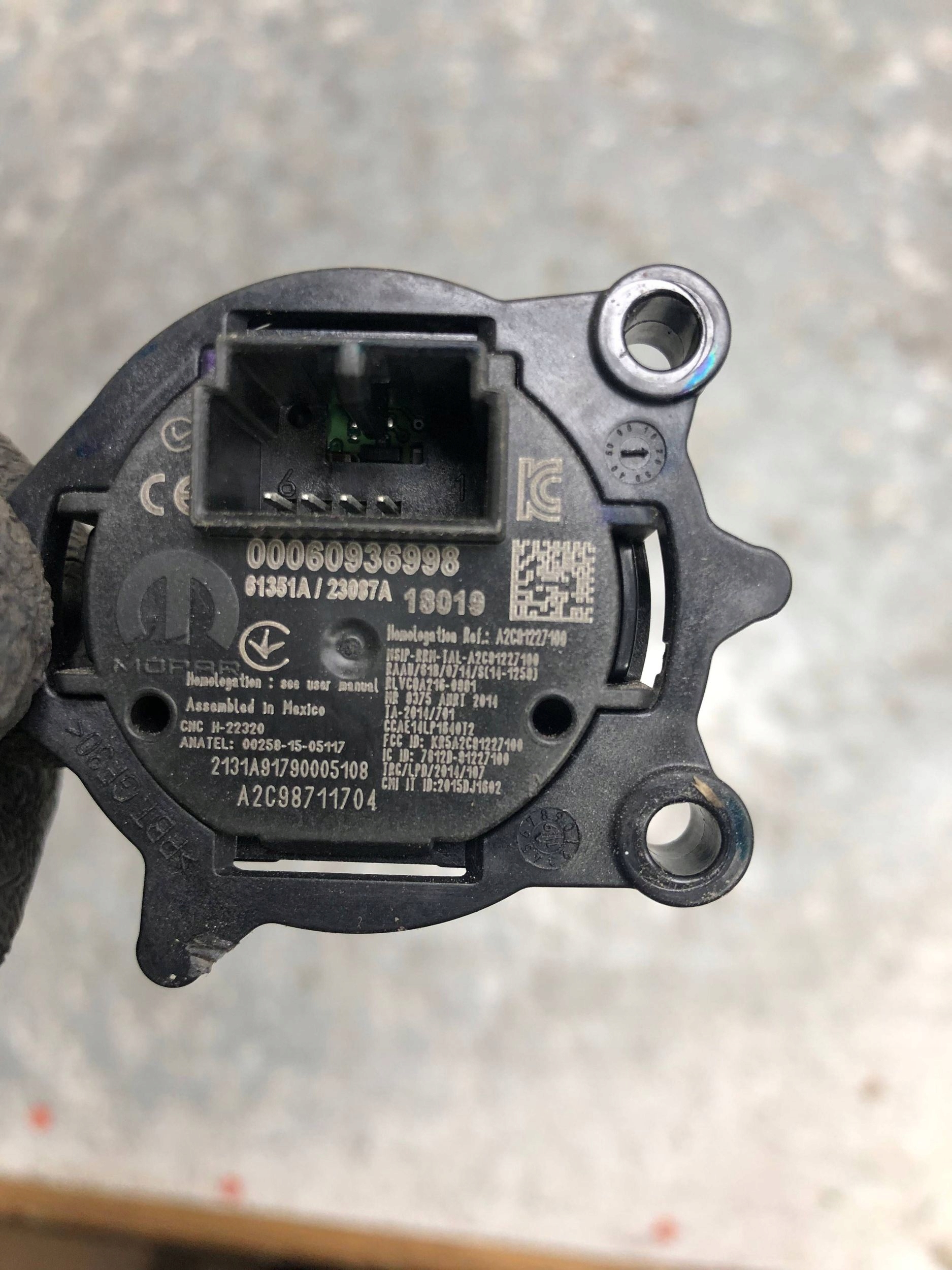 button START STOP JEEP COMPASS II 00060936998