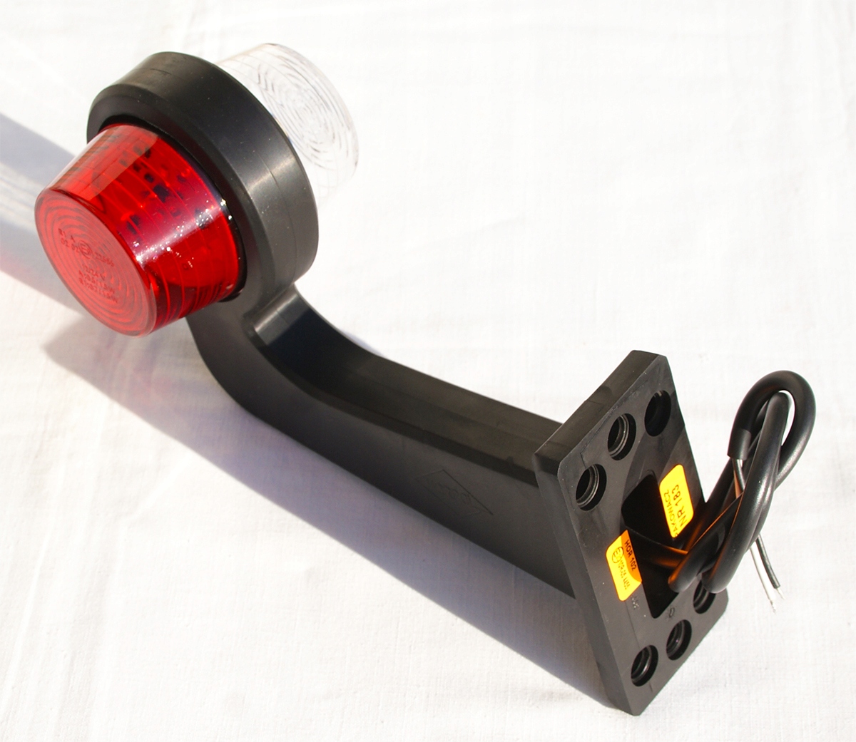 LAMPA OBRYSOWA OBRYSÓWKA ROGOWA LEDA 12/24V Strona zabudowy przednie lewe tylne lewe