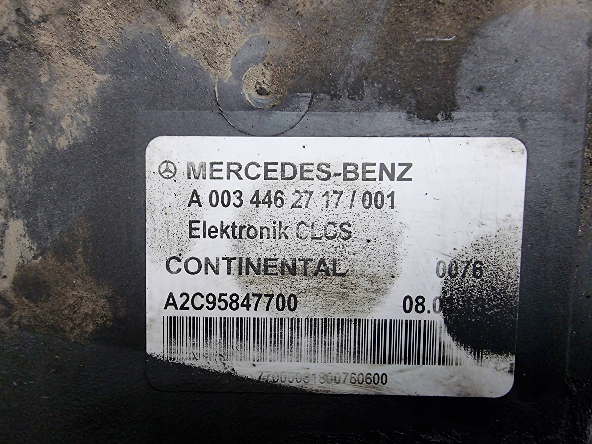 Module ECAS A0034462717 MERCEDES ACTROS 1824
