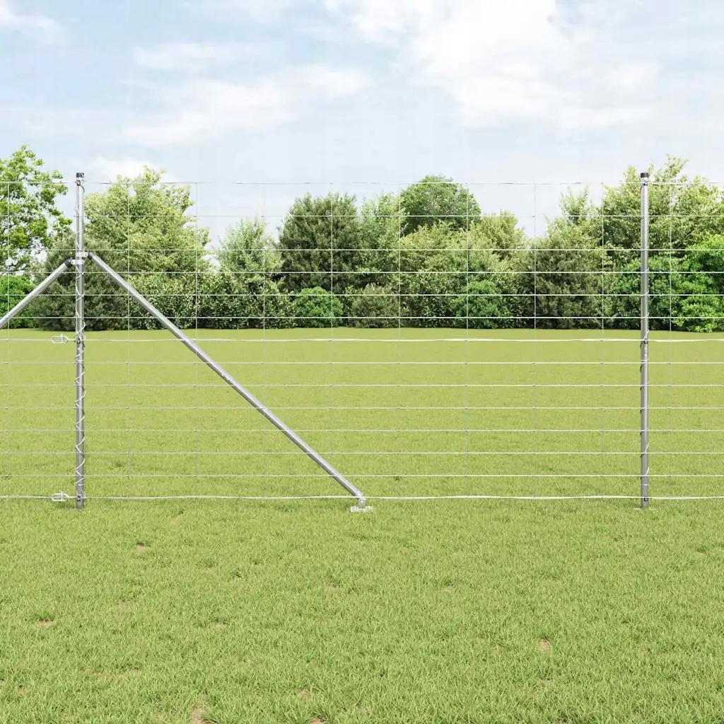 Pastevní plot Stříbrná 25 x 1.4 m Pozinkovaná ocel Stříbrná 3351434