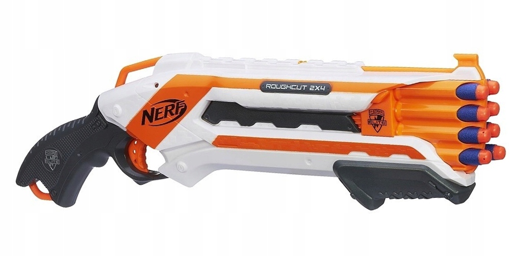WYRZUTNIA NERF ELITE SHOTGUN ROUGH CUT 2X4 A1691 Marka NERF
